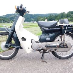 低走行！！ホンダカブ角目カスタムHA02セル付原付 富山、石川、金沢