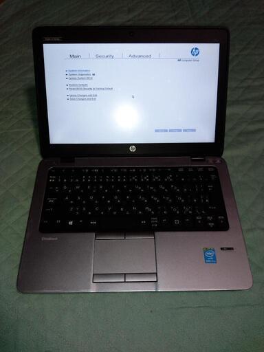 [難あり] HP EleteBook 820G1 corei7 8GB バッテリー死んでません
