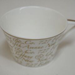 TIFFANY&Co NOTES カップ&ソーサー 2セット ホワイト 食器 New York 10022 ティファニーノーツ  札幌市 清田区 平岡の画像
