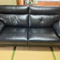 本革ソファー3人掛け