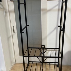 カインズ　ロング丈も掛けられる折りたたみランドリーラック パタラ...