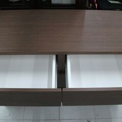 ニトリ ローチェスト フォウ2 105 MBR 衣類収納 ミドルブラウン 幅1043x奥行422x高さ683mm 苫小牧西店の画像