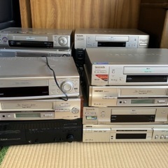 ビデオデッキ・カセットデッキ計15台セットの画像