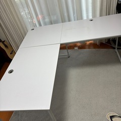 【無料】Ｌ字デスク　