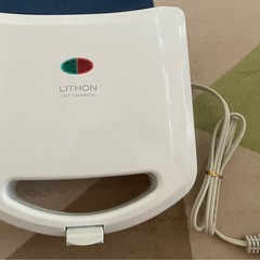 受け渡し先決定済み LITHON ダブルホットサンドメーカー KDHS-007Wの画像