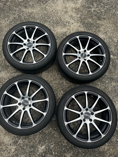 18インチPCD114.3ホイールタイヤHRS