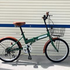 リサイクル自転車(2409-08) ミニサイクル(折り畳み式) ...
