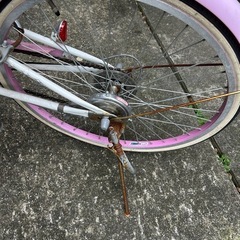 【あげます10/11まで】24インチ子供用自転車の画像