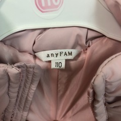 any FAM アウター　110cmの画像