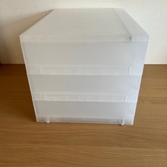 (受付終了) 　無印良品　収納ケース引き出しの画像