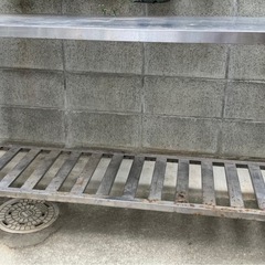 作業台　厨房用品　ステンレス台　棚　⭐️値下げ⭐️