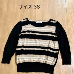 レディースジャケット、五分袖服　サイズ38の画像