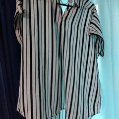 Mサイズ　シャツ　ストライプ