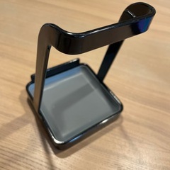 山﨑実業　お玉鍋蓋スタンド　黒　ほぼ未使用の画像