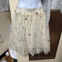 オーガンジースカートはながら
