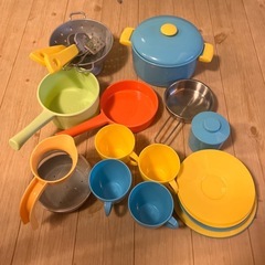 janod  おままごと　キッチン　木製野菜セット　woody puddy キッチン道具　セットの画像