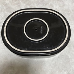 陶器　灰皿　ブラックの画像