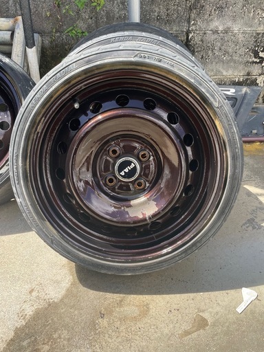 中古　16インチ　鉄ホイール