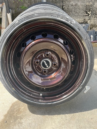 中古　16インチ　鉄ホイール