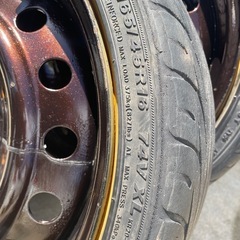 中古　16インチ　鉄ホイールの画像