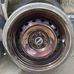 中古　16インチ　鉄ホイールの画像