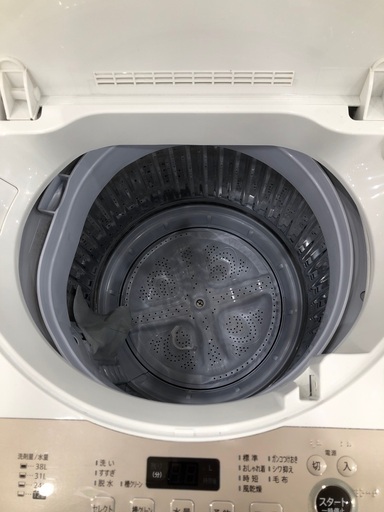 【1年間動作保証付き】SHARP  洗濯機6.0kg 2021年製