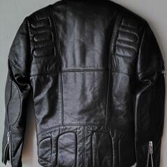 ドイツ製革ライダージャケットの画像