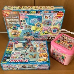 最終値下げ！アクアビーズ3点セット　ビーズもたくさん付き！
