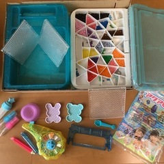 最終値下げ！アクアビーズ3点セット　ビーズもたくさん付き！の画像
