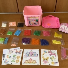 最終値下げ！アクアビーズ3点セット　ビーズもたくさん付き！の画像
