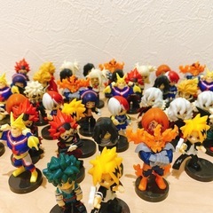 ヒーローアカデミーのフィギュア（５㎝）約４０体の画像
