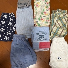【値下げ】80サイズ　半ズボン　子供服　8枚セットの画像