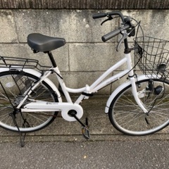 美品 自転車 24インチ カギ、ライト有り