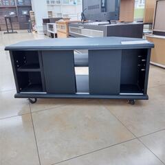 ★ジモティ割あり★  テレビ台 ブラック W75×D42×H40 クリーニング済み OJ6039の画像