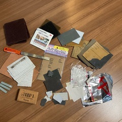 ヤスリ、サンドペーパーなど一式