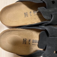 ビルケンシュトック ボストン スエード レザーの画像