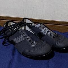 今週末で片付けます☆　試し履きのみ　ASAHIドライビングシューズ　ブラック24.0の画像