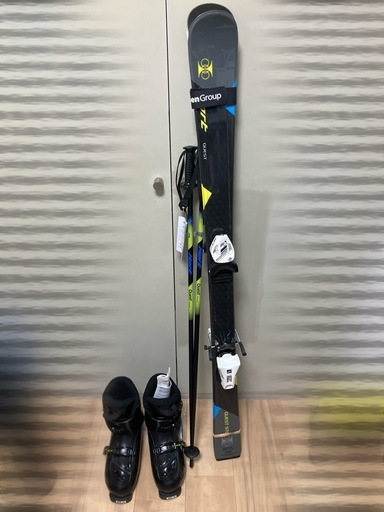 新品スキー3点セット