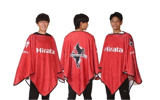 ロアッソ熊本　フリースポンチョ　フリーサイズ