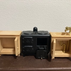シルバニア　キッチンセットの画像