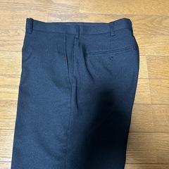 【未使用】ノータックスラックス黒 ウエスト79cmの画像
