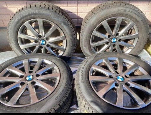大幅値下げ！スタッドレスタイヤ ＆ ホイール4本 セット 美品  BMW
