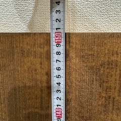 木テーブル　150cm×50 脚付きの画像
