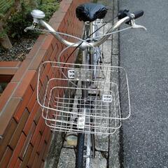(chariyoshy出品)26インチ自転車、グレーの画像