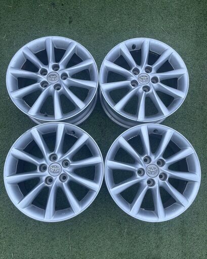 【中古・良品】トヨタ/TOYOTA/エスティマ/アルミホイール/ホイールのみ/17インチ