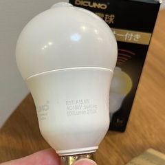 人感センサー付きLED電球の画像