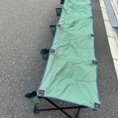 コールマン折りたたみ５人掛けチェア●ドリンクホルダー付き
