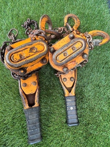 KITO キトー レバーブロック 2本セット ❶0.75t 3/4t   ❷0.8t