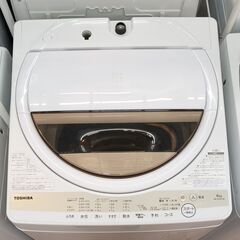 TOSHIBA 2022年製 6.0㎏全自動洗濯機  AW-6GM1の画像