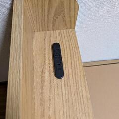 収納付きセミダブルベッド＋高反発マットレスの画像